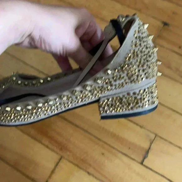 Zara Woman  studded ballerina flat shoes - Picture 4 of 6